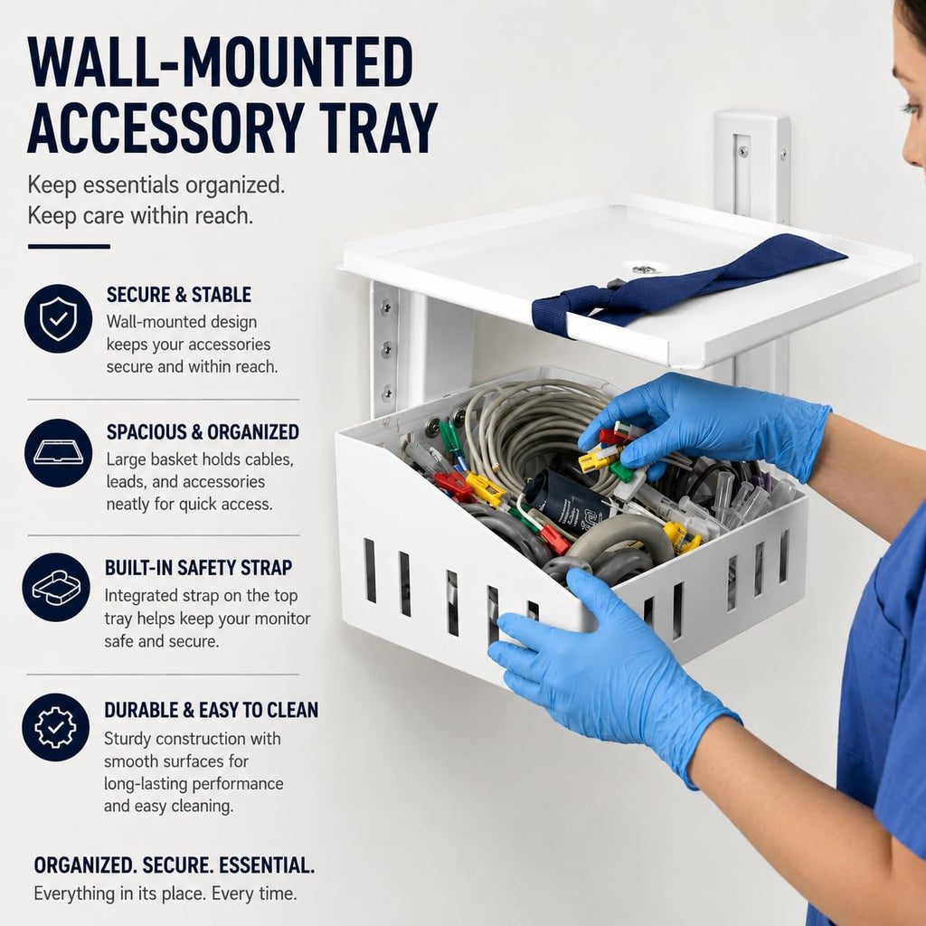 Patient Monitor Wall Mount Stand Compatible with All Multipara Patient Monitor. ( PACK OF 2 )
